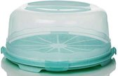 Boîte de rangement à gâteaux / boîte Taar - Fresh keeper - Transparent - Round - Color Mint