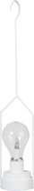 J-Line Lamp Led Batterijen Niet Inbegrepen Hanger Metaal/Glas Wit