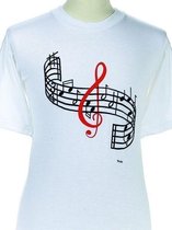 T-shirt, notenbalk maat L