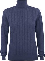 Blakely Rollerneck Woman - Navy Melange - L