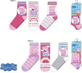 Peppa Pig sokken - set van 6 paar - maat 23/26