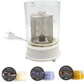 Scentchips® - Scentlamp wit met Scentpearls Sandalwood - Lavendel - Vanilla