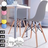 Pippa Design eetkamerstoel - grijs - set van 2