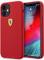 Ferrari SF Silicone Case voor Apple iPhone 12 Mini (5.4") - Rood