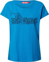 Derbe shirt Zwart-L