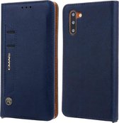 Voor Galaxy Note10 + CMai2 Kaka-serie Litchi Texture horizontale flip lederen tas met houder en kaartsleuven (blauw)