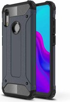 Magic Armor TPU + PC combinatiehoes voor Huawei Honor 8A (marineblauw)