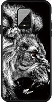 Voor Xiaomi Redmi Note 9s Pattern Printing Embossment TPU Mobile Case (Lion)
