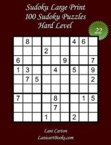 Sudoku Large Print for Adults - Hard Level - N Degrees22