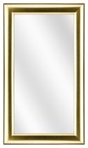 Spiegel met Ronde Houten Lijst - Goud - 40 x 120 cm
