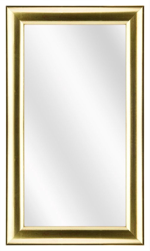 Spiegel met Ronde Houten - Goud - 40 x 120 cm | bol.com