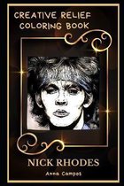 Nick Rhodes Creative Relief Coloring Book