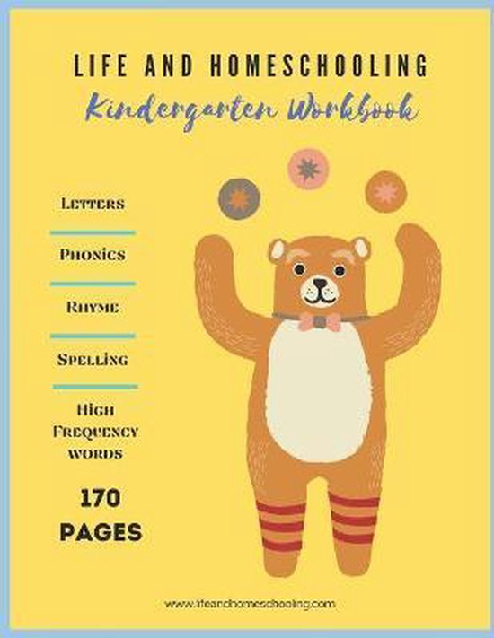 Kindergarten Homeschool Workbook - cover