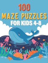 100 Maze Puzzles for Kids 4-8