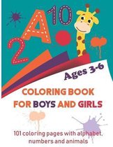 Coloring book for boys and girls ages 3-6