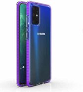 Voor Samsung Galaxy S20 + TPU tweekleurige schokbestendige beschermhoes (paars)