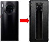 Voor Huawei Mate 30 lederen schokbestendige beschermhoes (zwart)