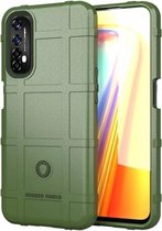 Voor OPPO Realme 7 volledige dekking schokbestendige TPU-hoes (legergroen)