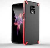 X-Four PC + TPU schokbestendige beschermhoes voor Xiaomi Redmi Note 9 Pro 4G (rood)
