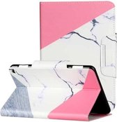 Voor Amazon Kindle Fire HD 8 (2020) Gekleurde tekening patroon Horizontale flip lederen tas met houder & kaartsleuven & portemonnee (gestikt marmering)