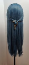 Lucy's Wigs - lace front dames Pruik | Tessa - blauw 60 cm