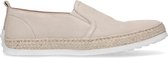 Manfield - Heren - Beige suède loafers - Maat 45