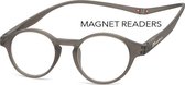 Montana MR60C leesbril met magneetsluiting +2.50 grijs
