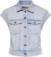 Kort Jasje Jas Only Blue denim maat 36