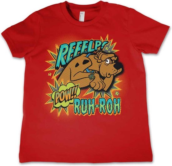 ScoobyDoo Kinder Tshirt -M- Reeelp Rood