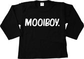 Shirt jongen mooiboy-zwart-wit-Maat 110/116