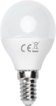 LED Lamp - Smart LED - Igan Kiyona - Bulb G45 - 7W - E14 Fitting - Slimme LED - Wifi LED - Aanpasbare Kleur - Mat Wit - Glas