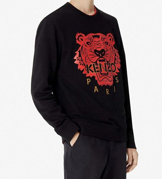 Kenzo Sweater Tiger Zwart Maat: S | bol.com