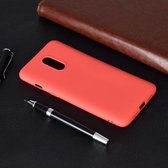 Voor OnePlus 7 Candy Color TPU Case (rood)