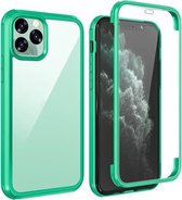 Dubbelzijdig plastic beschermhoesje voor iPhone 11 Pro (mintgroen)