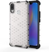 Voor Huawei Nova 3i schokbestendige honingraat pc + TPU-hoes (wit)