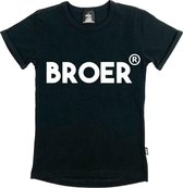 KMDB Shirtje Broer Black Jongens Zwart - Maat 116