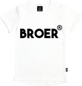 KMDB Shirtje Broer White Jongens Wit - Maat 140