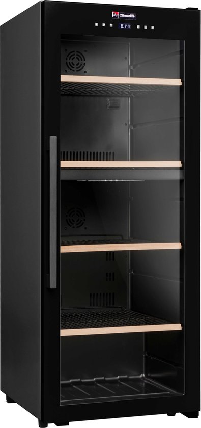 Climadiff CD110B1 - Wijnklimaatkast - 2 zones - 110 flessen