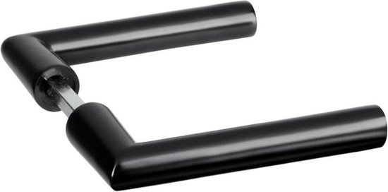 Uitputten Adolescent knoflook Impresso - London -deurbeslag set ( 2 x deurkruk exclusief rozet ) -  aluminium - mat zwart | bol.com