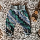 BolleBIllen Handgemaakt - Baby Broek  - retro - - Maat 56/62 - kleding voor jongens en meisjes