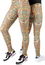 Mandalama Legging van Festivalleggings - Maat S/M - Comfortabel - Ademend - Zachte Stof