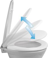 Toiletbril - Soft Close - Quick Release - Wit