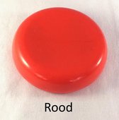 Speldenmagneet, rond magnetisch speldenkussen, 11 cm, rood