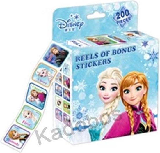 Stickerrol 200 stickers van Disney Frozen | bol.com