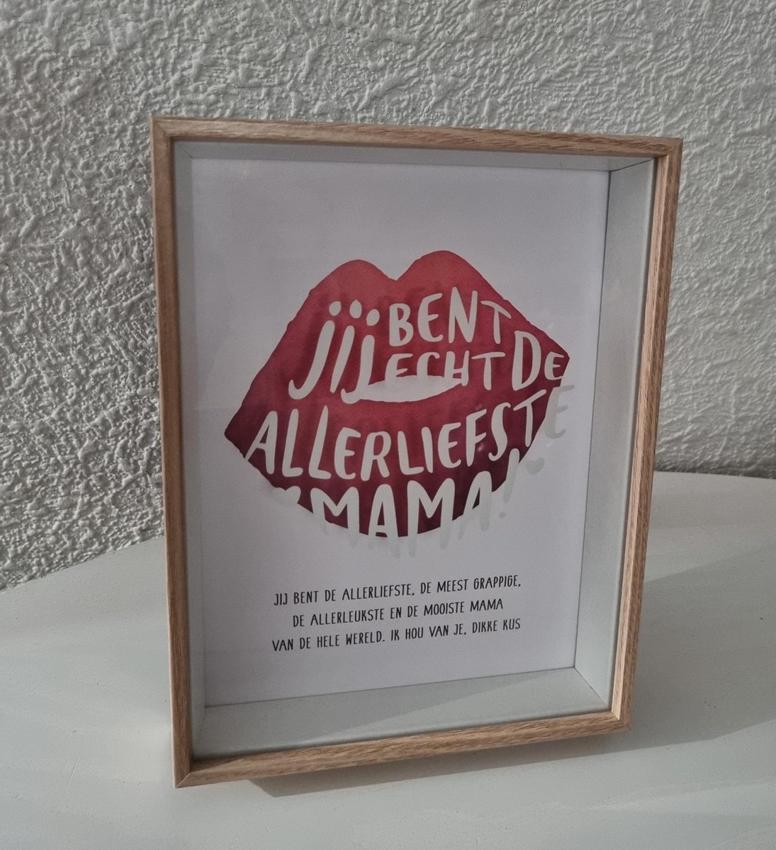 Wonderful Deco decoratie venster "Mama"