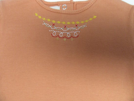noukie's , meisje, t-shirt korte mouw , orange , thema  indiaan , 3 jaar 92 cm - Noukie's