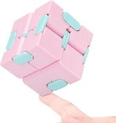 Infinity cube - Pastel Roze – Fidget cube - Friemel kubus - gezien op Tiktok