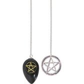 Gemstones Pendulum Engraved Pentacle Black Onyx