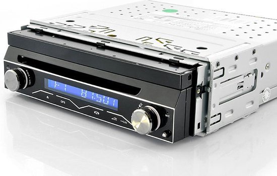 Verzoenen Haan volwassen Autoradio klapscherm 1 din met navigatie multimedia - Radio - Navigatie -  Gratis Camera - | bol.com