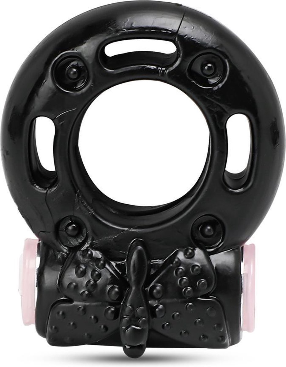 Goedkoopste Vibration Cockring Basic Zwart - Uniek gevoel - Voor hem en voor haar - Stimulerend voor mannen en vrouwen - Spannend voor koppels - Sex speeltjes - Sex toys - Erotiek - Sexspelletjes – Seksspeeltjes - Stimulator - Cockring vibrerend - Penisring